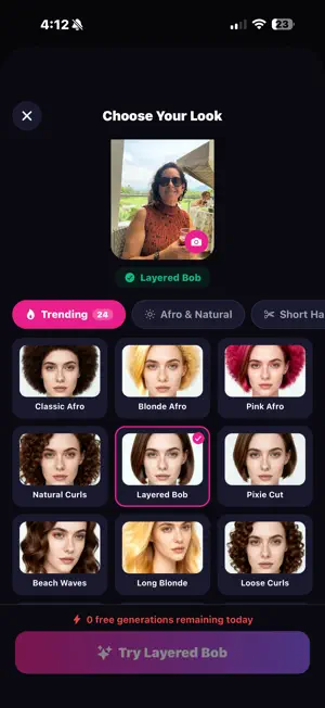 Crinis - Hair Style Changer screenshot 3