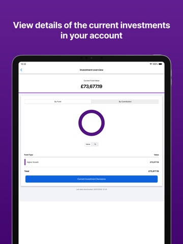 Track My Pension iPad screenshot