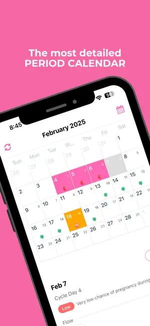 Ema Period Tracker Ovulation screenshot 4