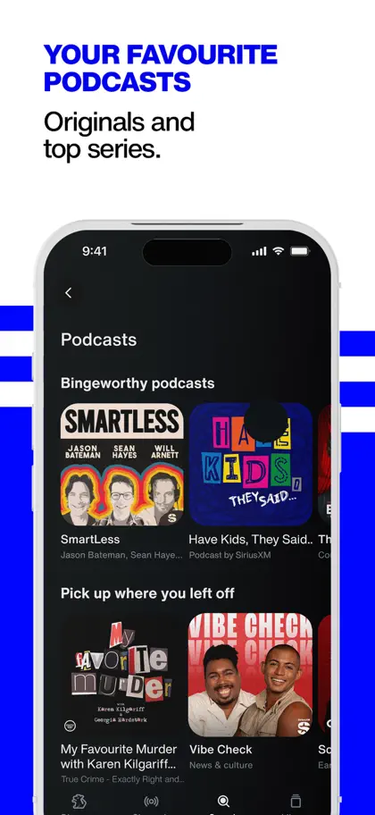 Screenshot 5 di 6 di SiriusXM: Music, Sports & News