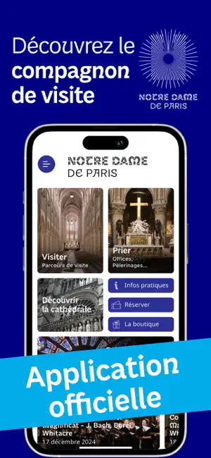 Cathédrale Notre-Dame de Paris iPhone screenshot 1