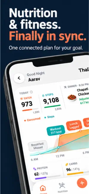 ThaliFit: Nutrition + Fitness screenshot 1