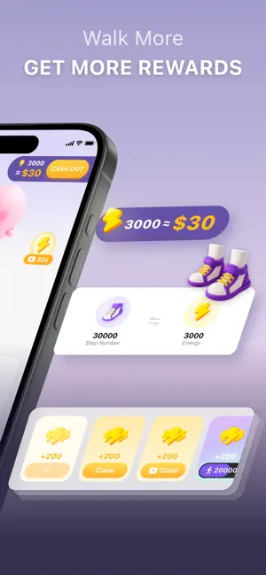 WalkPay: Walk & Earn Rewards iPhone screenshot 2