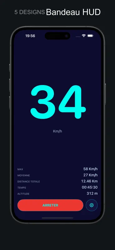 Compteur Vitesse GPS Vélo screenshot 4 of 10