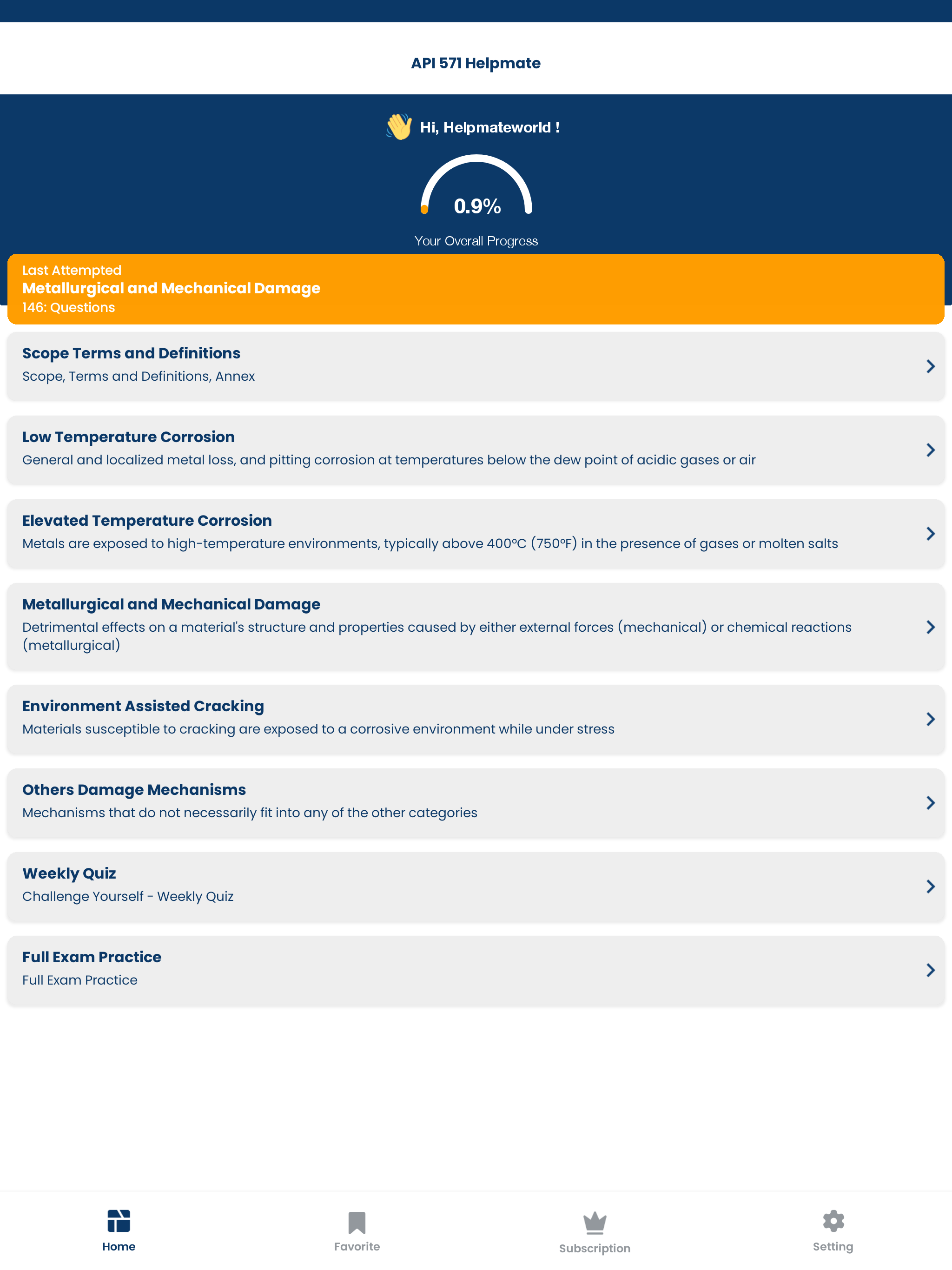 API 571 Helpmate