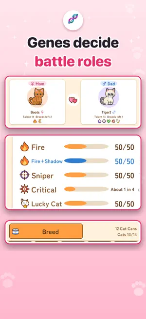 Cat Genetics Lab: Idle Pet RPG screenshot 4