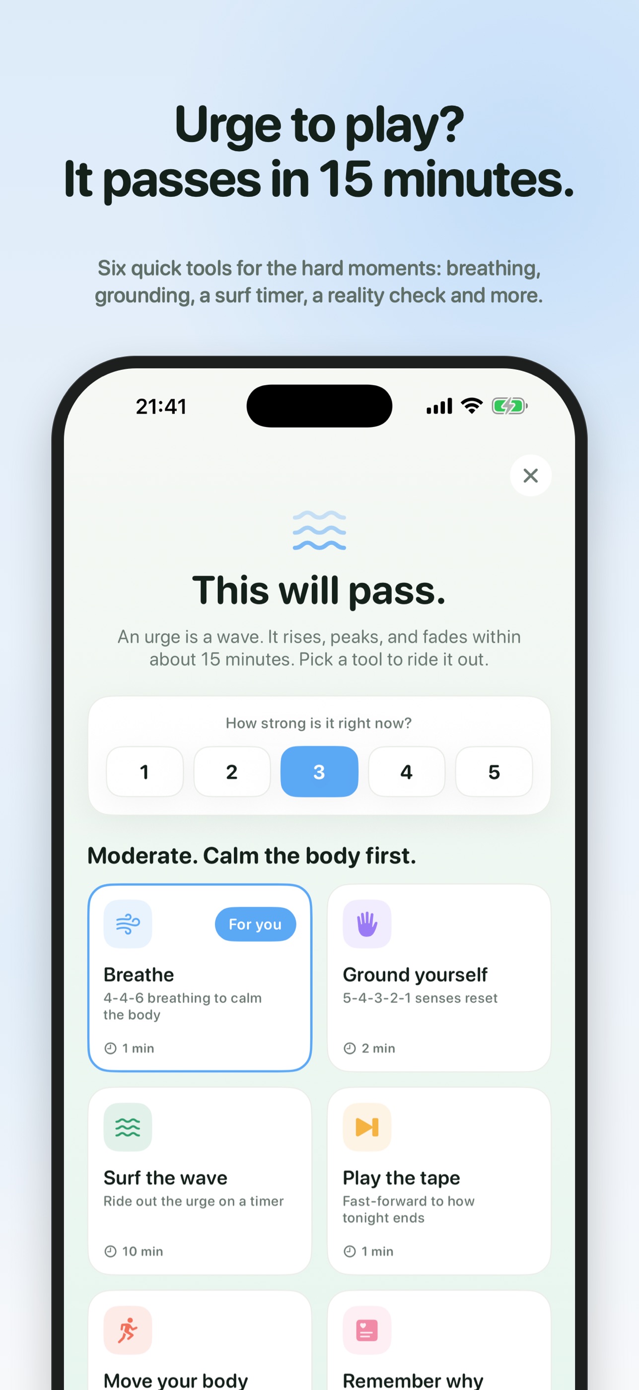 Screenshot 2 of Regrow: Quit Habit