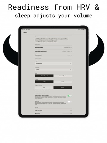 Muscle Bvll: AI Lifting Coach iPad screenshot