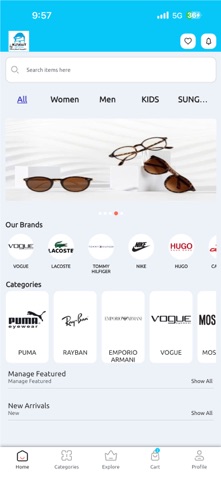 Kuwait Opticals screenshot