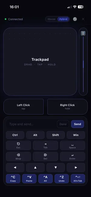 Remote Mouse by Sidrion Labs screenshot 1