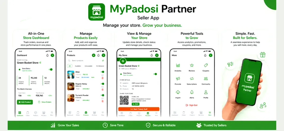 Captura de pantalla de MyPadosi Partner en iPhone 6