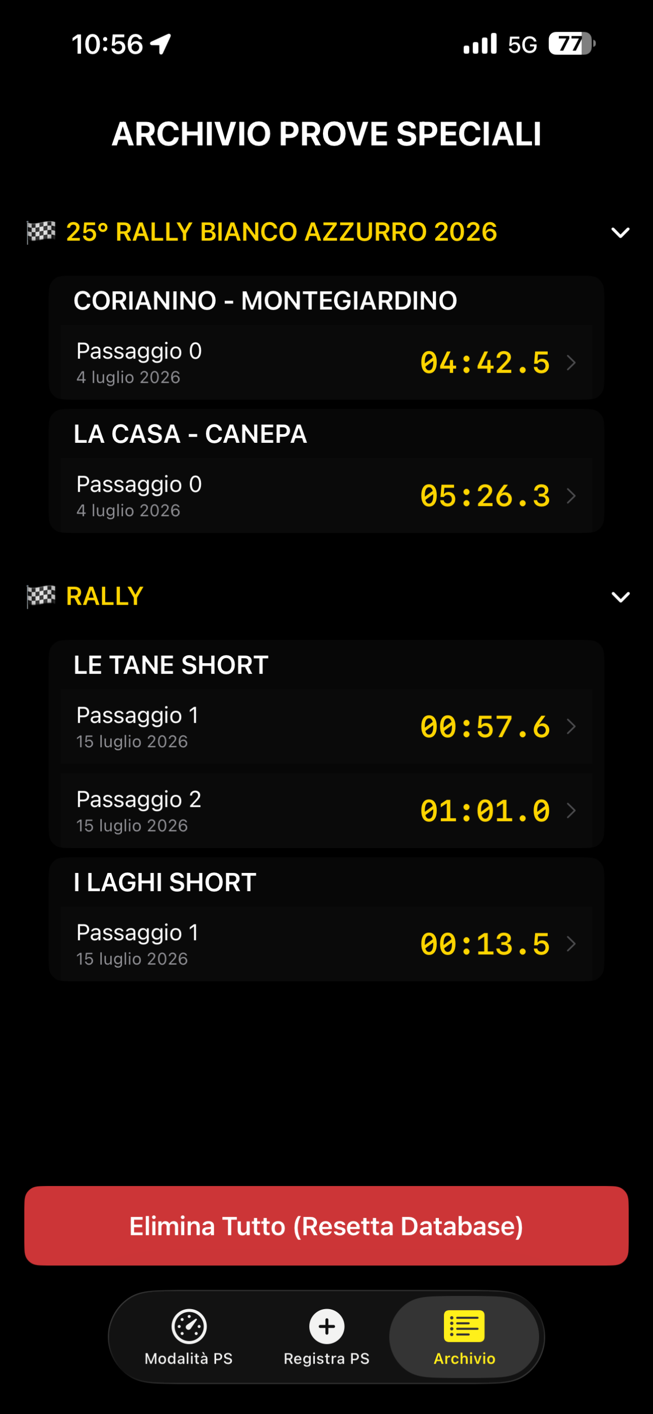 RallySplit screenshot 3