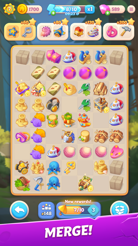 #3. Merge Adventure: Merging Game (iOS) De: Moon Active