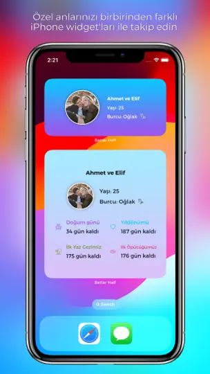Better Half: Sevgili Aşk Sayaç iPhone Ekran Görüntüsü 7