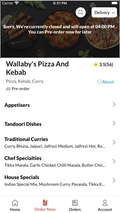 Wallaby's Pizza And Kebab Screenshot