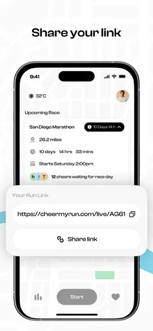 CheerMyRun: Run, Track & Cheer screenshot 3