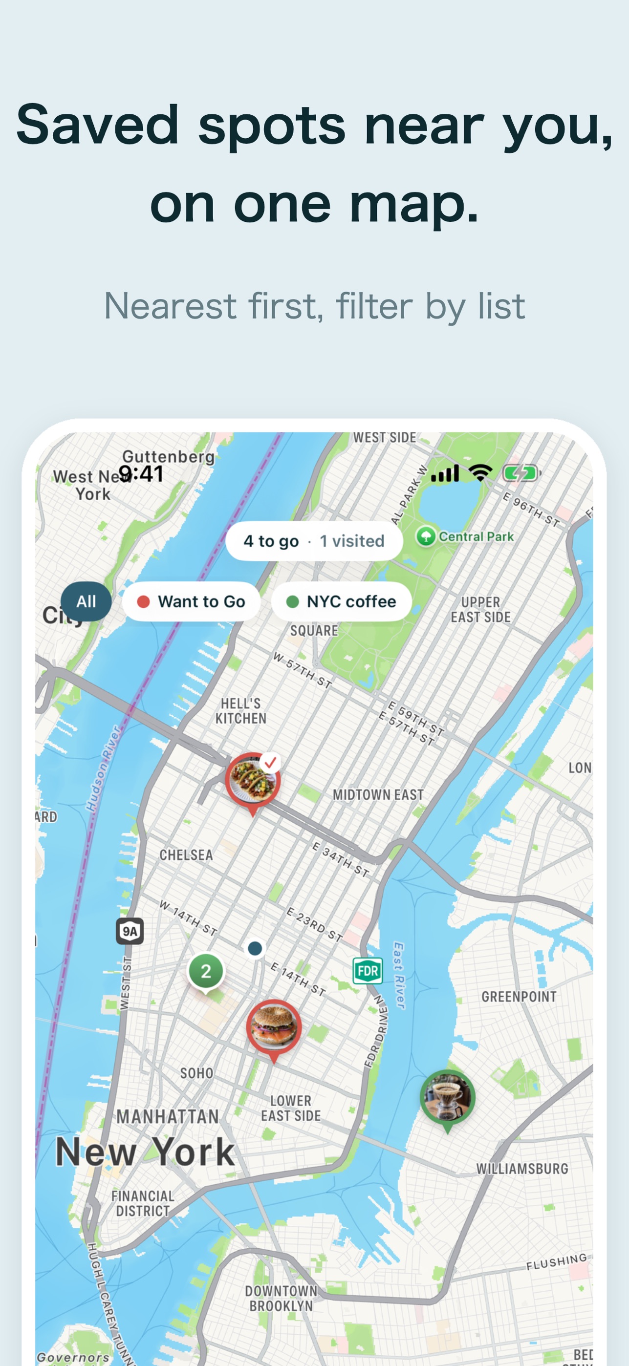 Screenshot 4 of Save Places: Want-to-Go List
