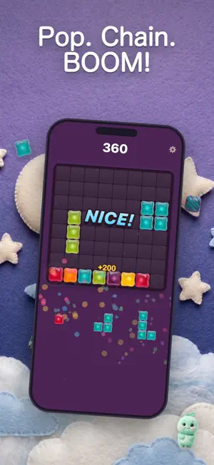 DomDom Pop: Cozy Block Puzzle screenshot 2