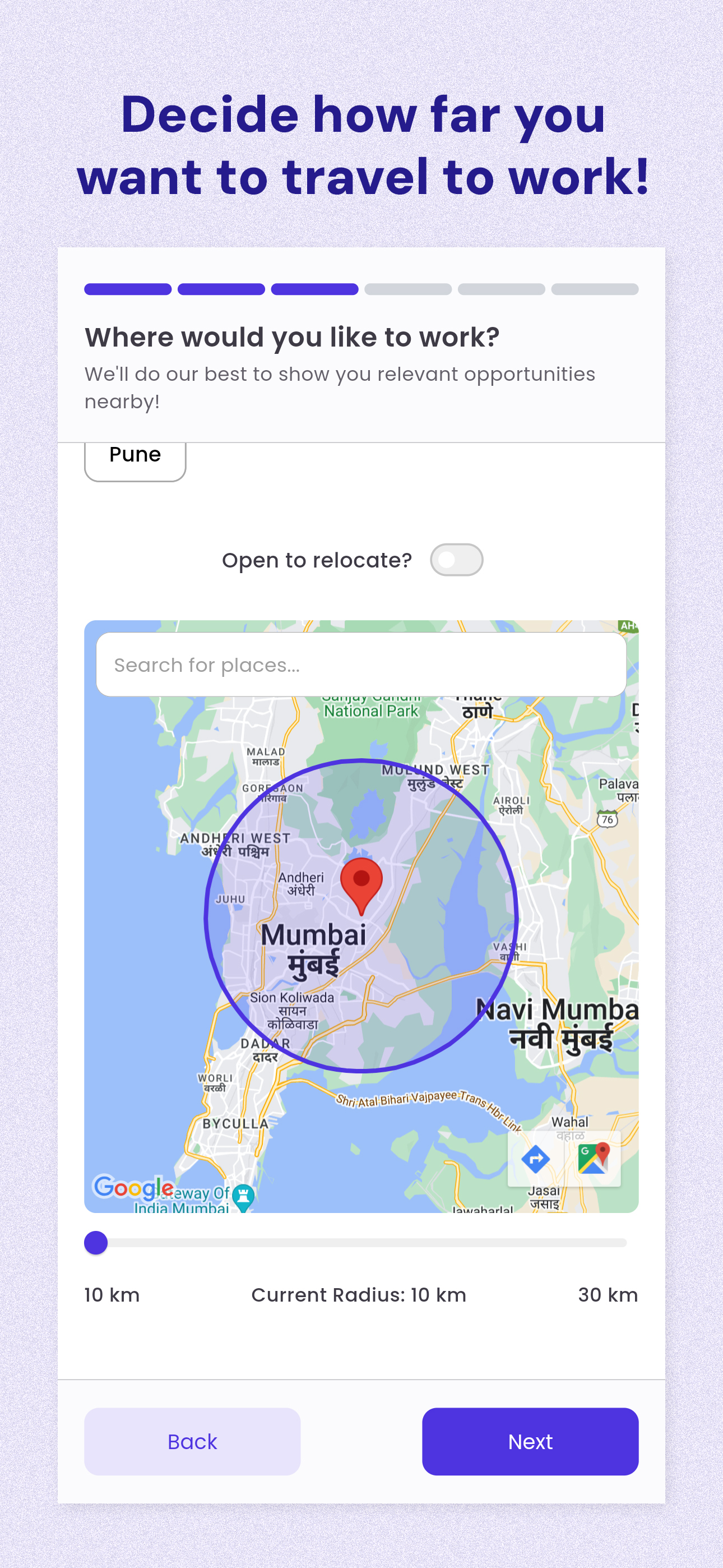 InRadius.in Job Search