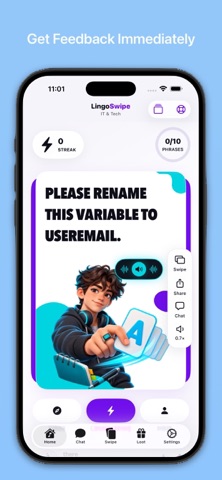 LingoSwipe: English for Work Screenshot 5 of 10