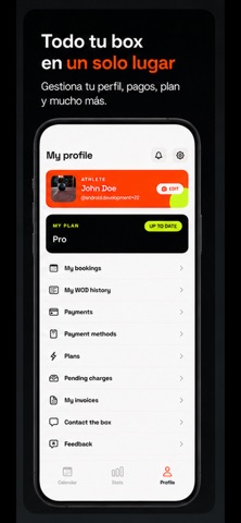 WOD Manager App Screenshot 5 of 5