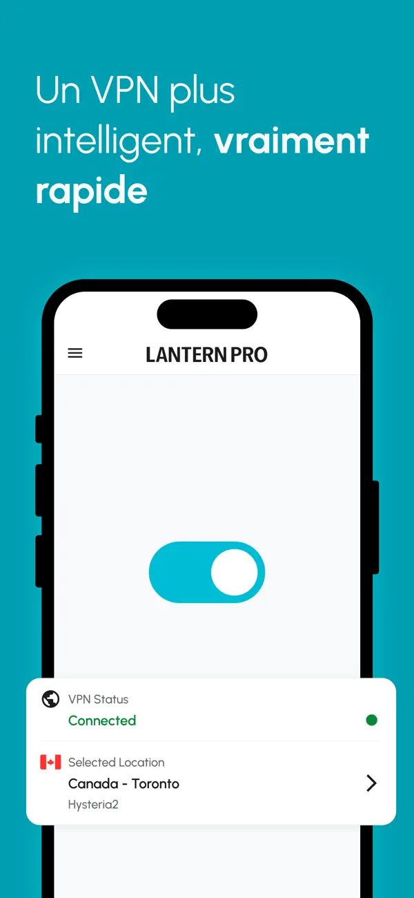 Screenshot #1 pour Lantern : VPN rapide, sécurisé