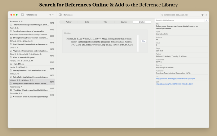 Citer Paper Format  Citation