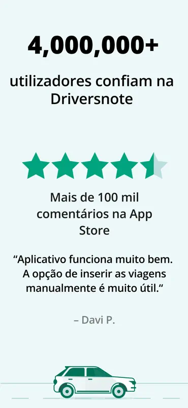 Contador de km da Driversnote screenshot 6 of 6