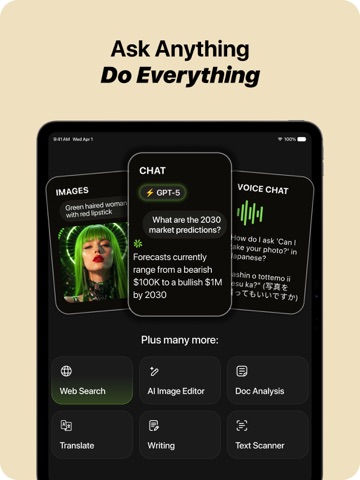 Clawd AI - DeepClawd AI Chat iPad screenshot