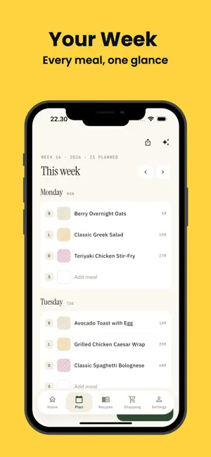 Larder: Meal Planner screenshot 2