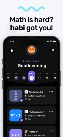 Mental Math iPhone screenshot