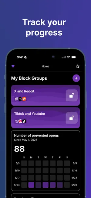 Second Thought: App Blocker iPhone screenshot 5