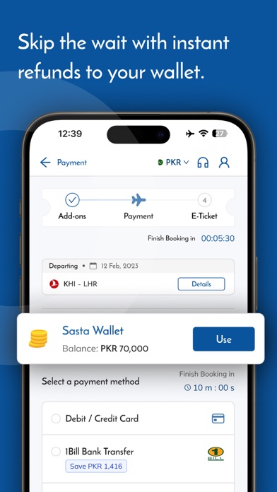Sastaticket.pk Flights, Bus Screenshot