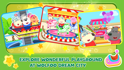 Wolfoo's Town: Dream City Game Screenshot
