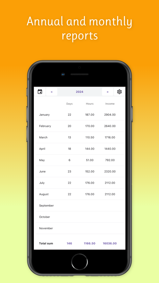 #3. Work hours tracker - Timesheet (iOS) 由: Kanstantsin Markau
