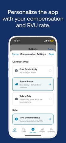 RVU Tracker: Physicians & APPs Screenshot 4 of 7