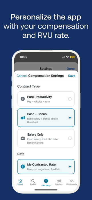 RVU Tracker: Physicians & APPs Screenshot 4 of 7