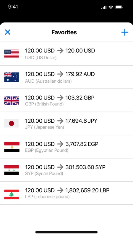 Currency Converter Calculator• screenshot 3 of 5