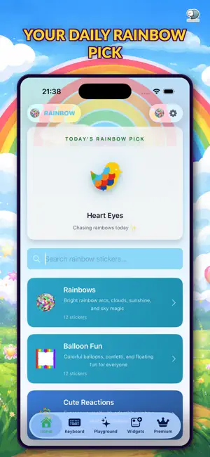 Rainbow Emoji Stickers by CS screenshot 2