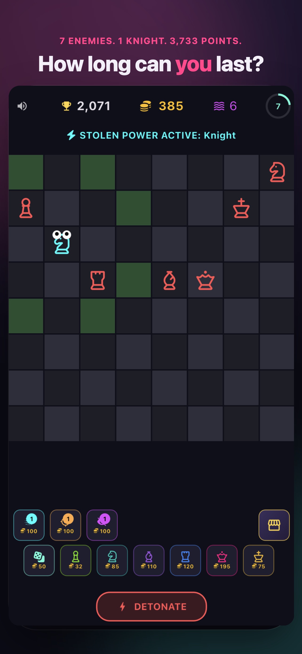 Screenshot 2 of Chess Ninja: Wave Survival