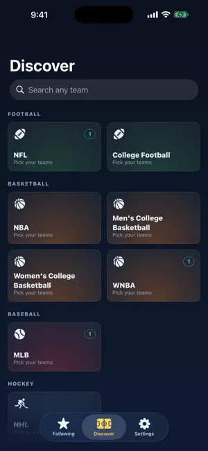 #1 Fan: Sports Calendar screenshot 3
