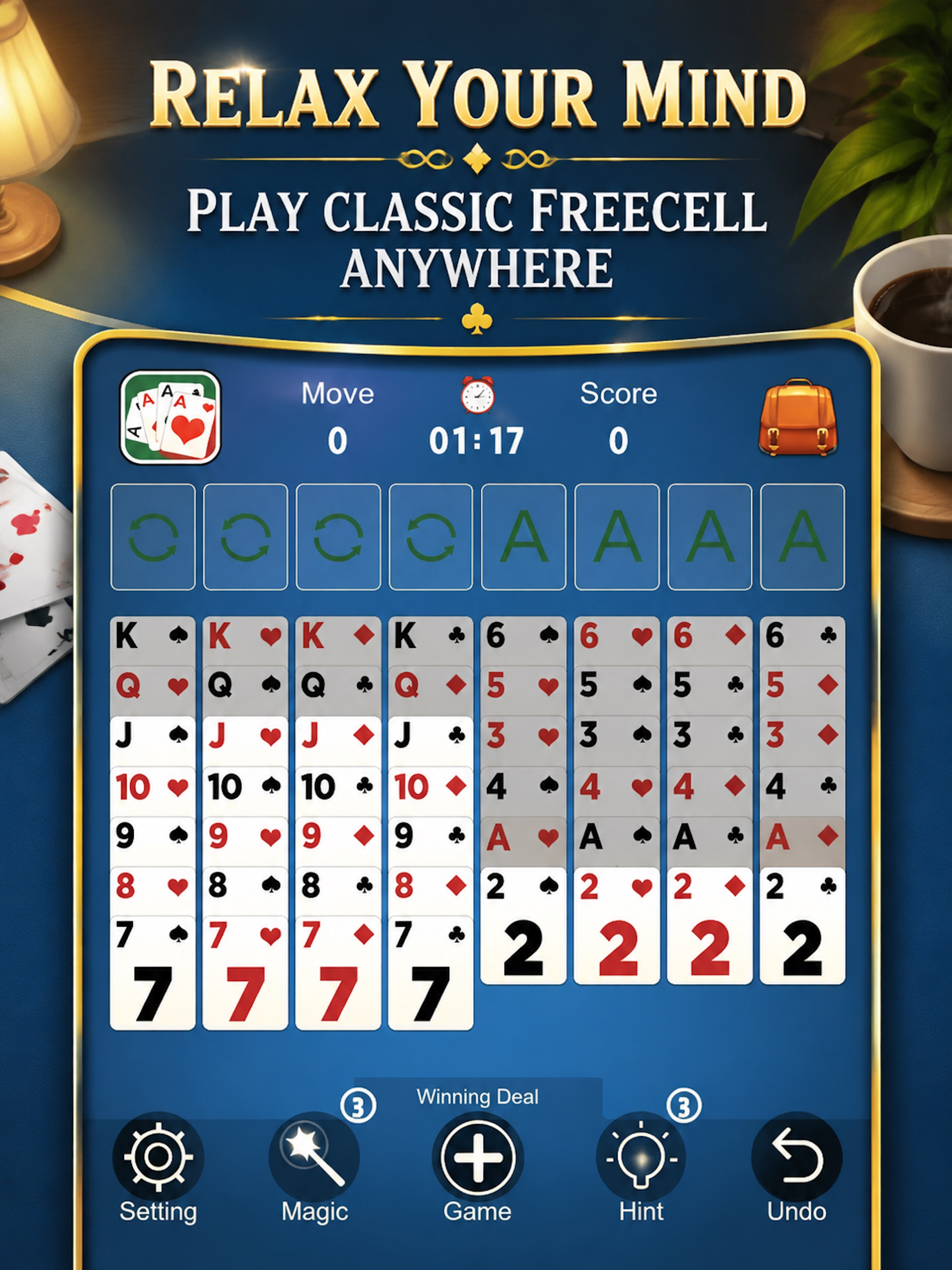 FreeCellSolitaire:Classic Card screenshot 8