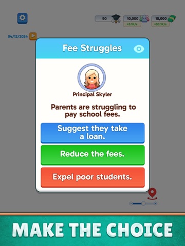 Idle School Life iPad screenshot