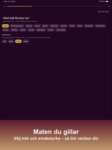 Bestique: Veckomeny & Recept iPad screenshot 9