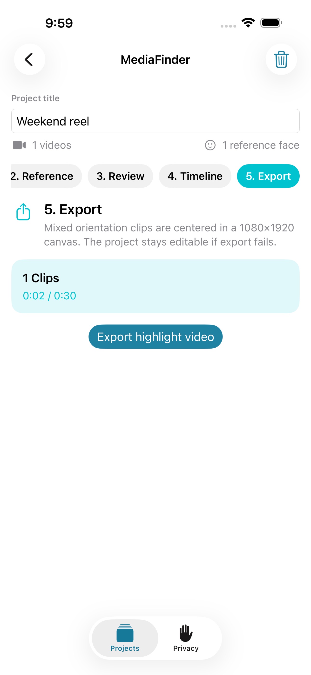 Screenshot 4 of MediaFinder: Clip Highlights