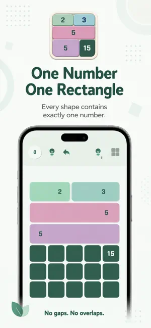 Shikaku: Grid Logic Puzzle screenshot 2