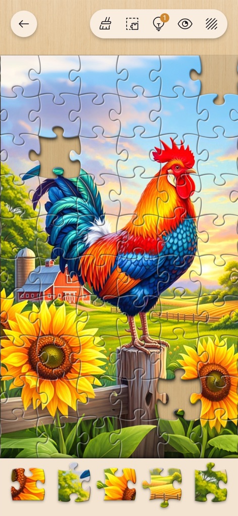 Jigsawscapes® - Jigsaw Puzzles - Farmyard Splendor