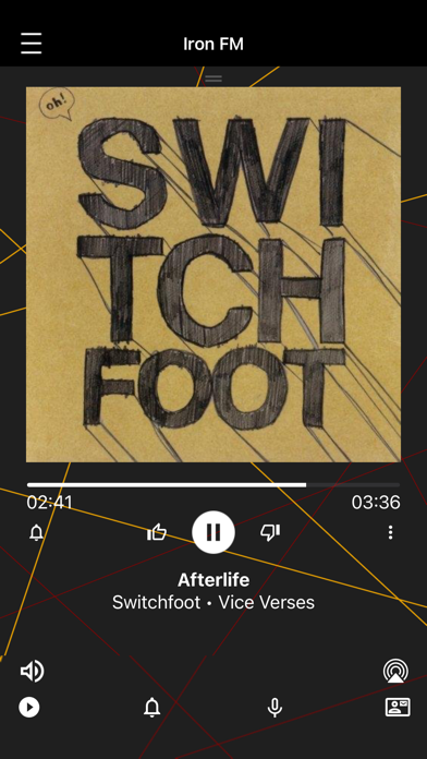Iron FM iPhone screenshot 1 - Entertainment app