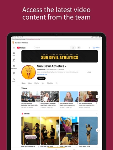Sun Devil Athletics Game Day iPad screenshot 3