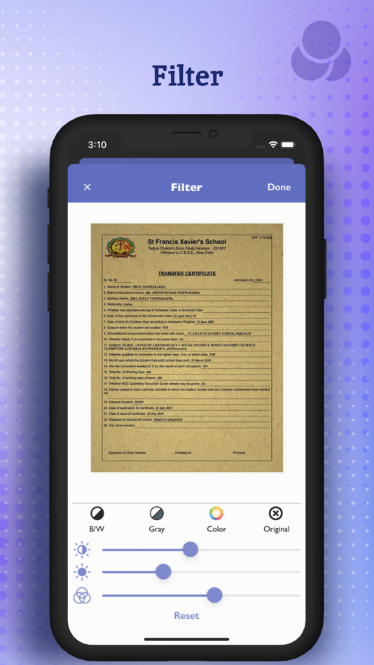 #5. DocScan : PDF Scanning App (iOS) 来自: xita apps